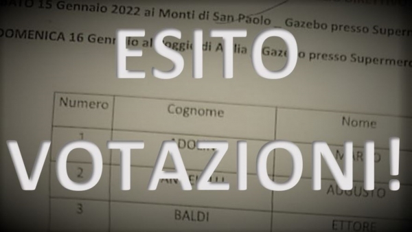 RINNOVO COMITATO ESITO VOTAZIONI