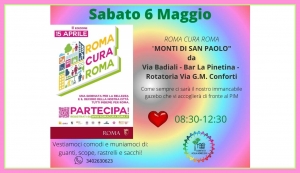 INSIEME PER IL DECORO (sabato 6 MAGGIO ai Monti di San Paolo)