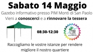 PROSSIMO APPUNTAMENTO CON IL COMITATO DI QUARTIERE (Sabato 14 Maggio h 08:30)