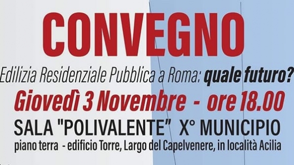 CONVEGNO (Giovedì 3 Novembre ore 18:00)